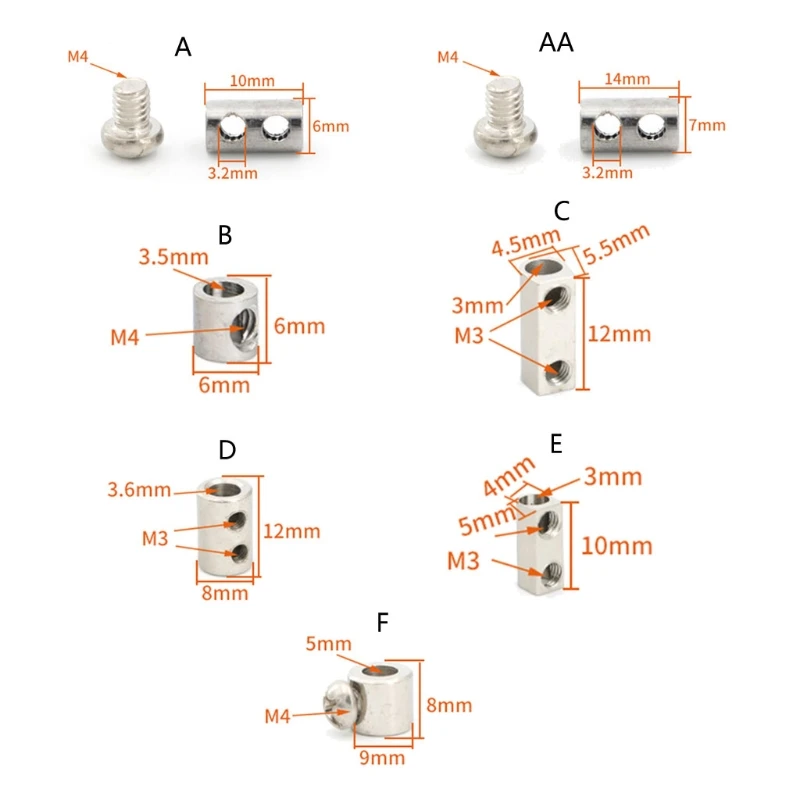 

Wire Locker Adjustable Wire Double Hole Screw Lock Wire Tightening