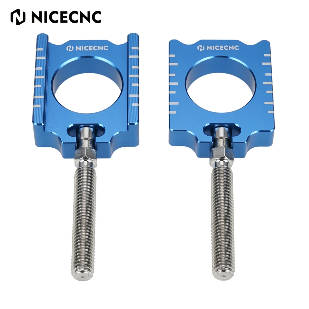NICECNC Rear Chain Adjuster Axle Block Motorcycle For Yamaha YZ450F