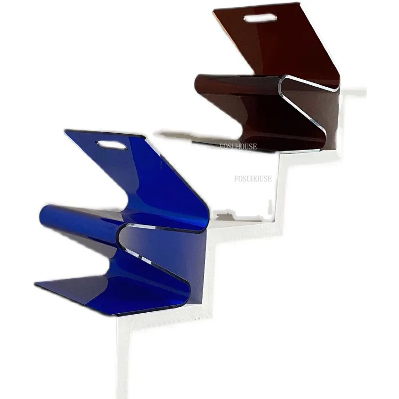 Acrylic Magazine Rack Homemade W Bookshelf Bookend Ins Magazine Storage Decoration Medieval Ornaments Portable Thick Book Racks