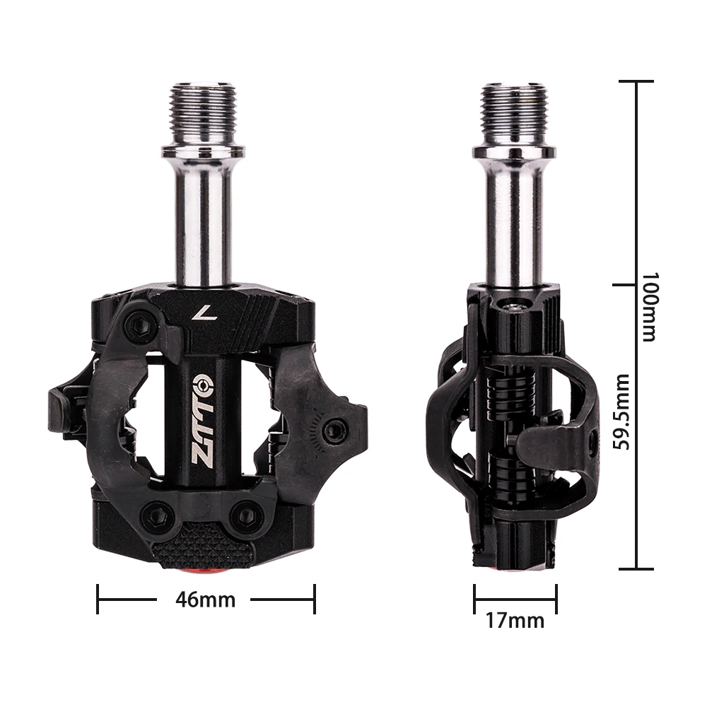 ZTTO MTB Mountainbike Sicheres Klickpedal Selbstsicherndes XC mit Stollen Klicken Sie auf, kompatibel mit M8000 EH500 abgedichtetem Lager – Detail 13