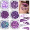 6 Color Cosmetic Chunky Glitter Shimmer Body Face Hair Eye Musical Festival Carnival Dance Party Makeup Glitter Gel 5