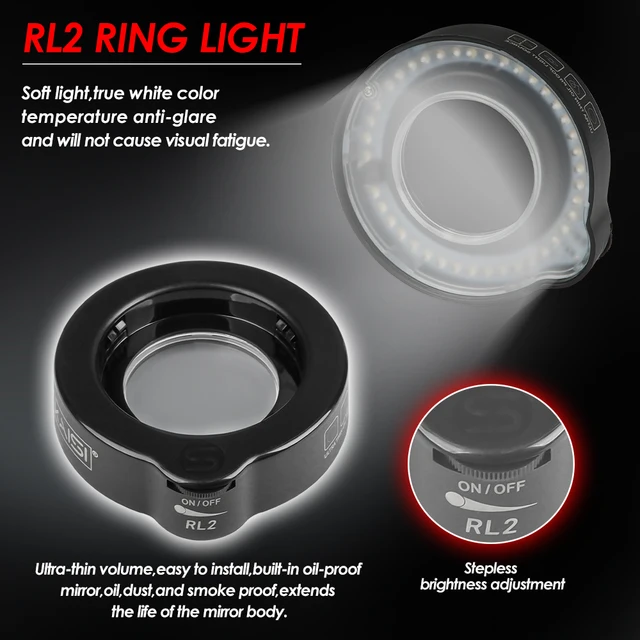 ميكروسكوب TX-350e V1.1 ثلاثي العدسات – زووم 7X-50X مع عدسات رؤية واسعة جداً (WF10X/23mm) 5