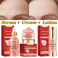 Dragon Blood Wrinkle Remover Face Set Instant Firming Lifting Anti-Aging Serum Fade Fine Line Whitening Korean Skin Care Product 1
