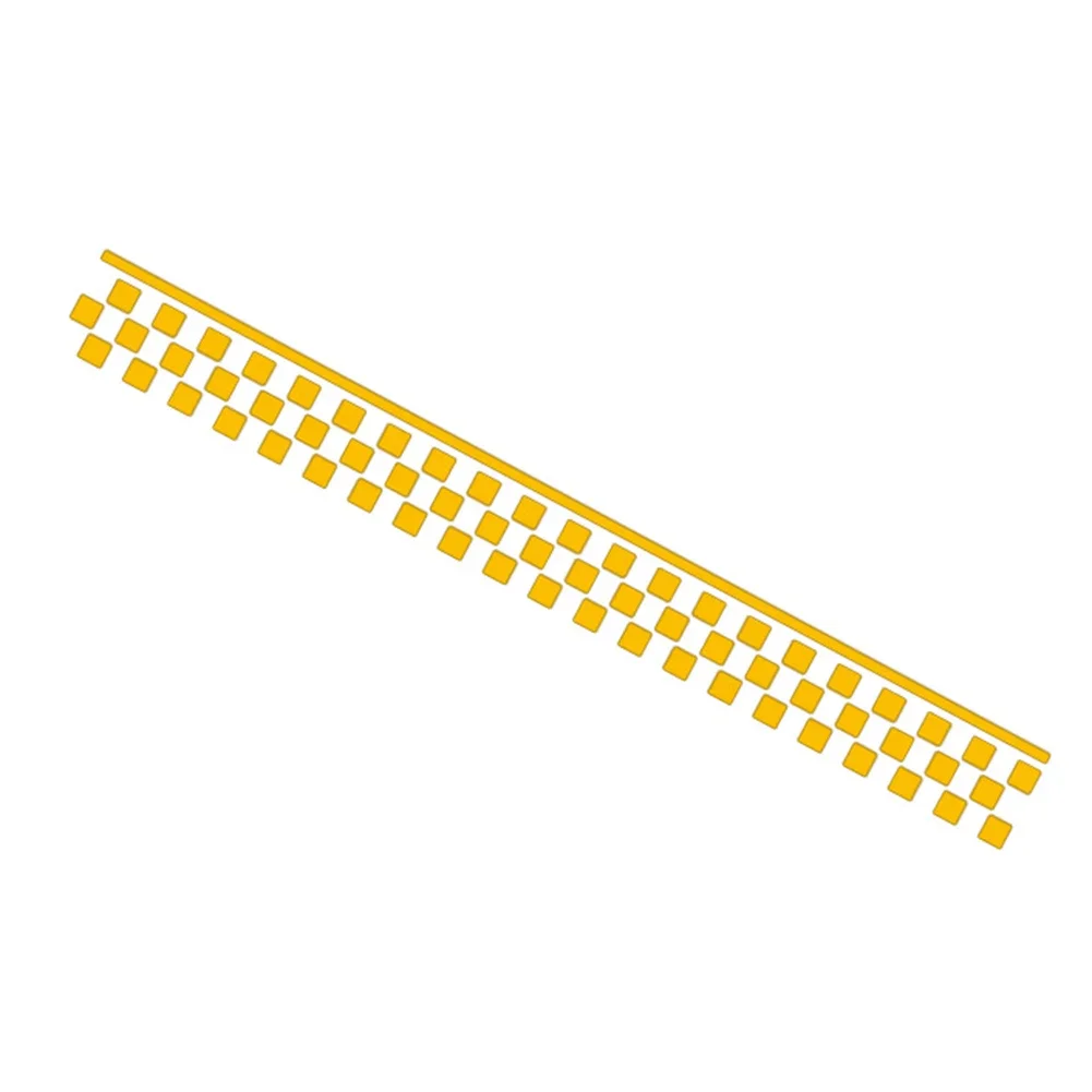 

Flexible Checkered Stripes Decals Sticker Fashionable And Unique Design Perfect For Car And Motorbike Decoration