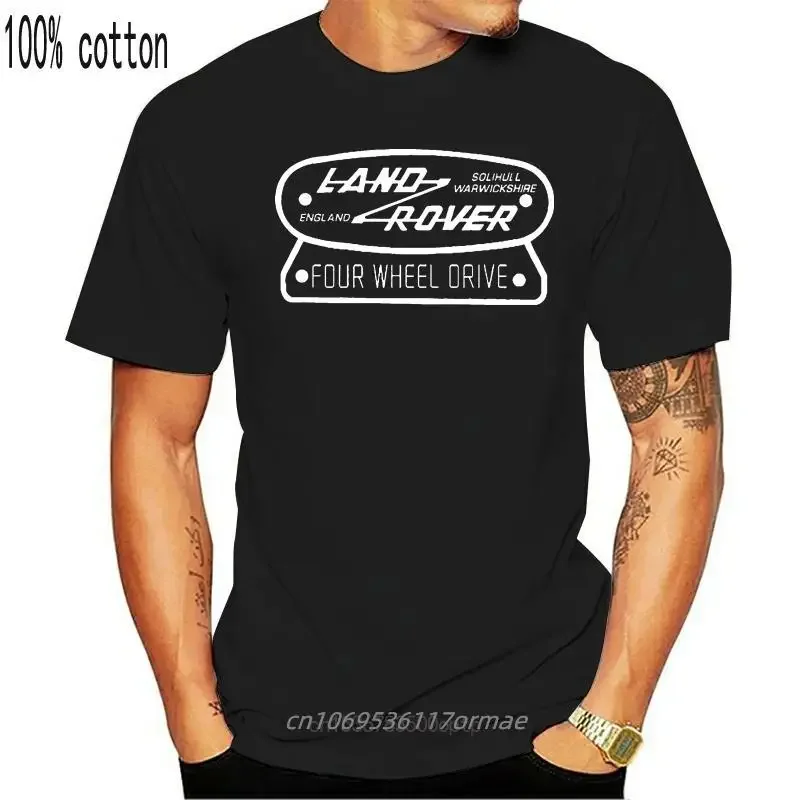 New Land Haraguku T Shirt For Men Rover Four Wheel Drive Logo T Shirt Due Colori S M L Xl Xxl Fwd Pl