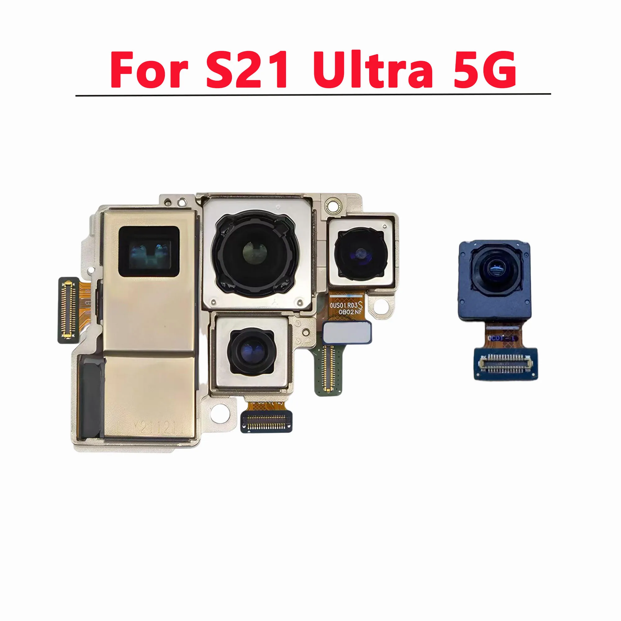 삼성 갤럭시 S21 울트라 5G G998B G998U 전면 셀카 카메라 후면 카메라 모듈 예비 부품