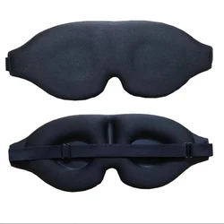 3D Contoured Sleep Eye Mask - Light Blocking Blindfold for Comfortable Rest (Regular)