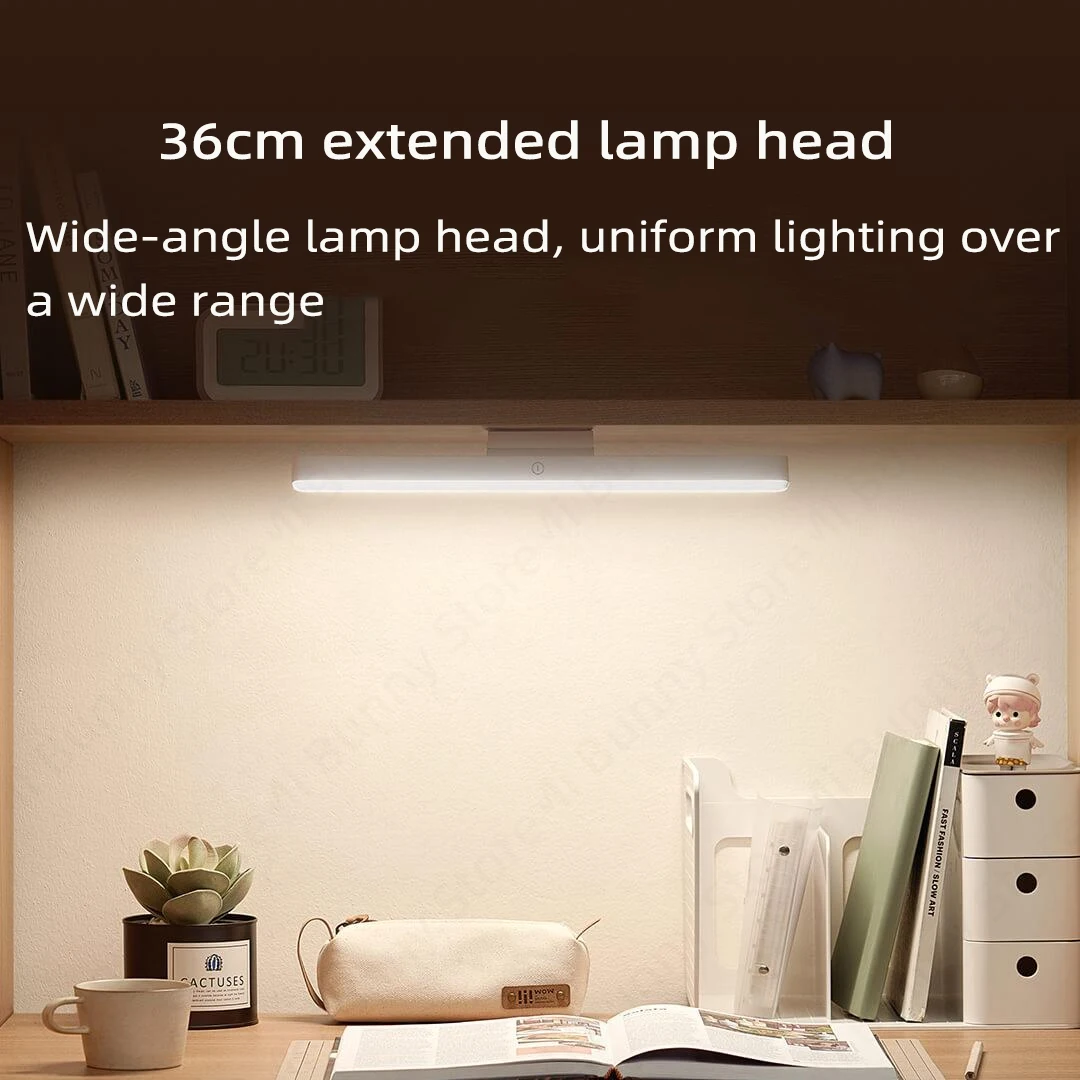 XiaoMi MIJIA Magnetic Reading Lamp LED Desk Light USB Rechargeable touch dimming Lamp Adsorption Portable Bedroom