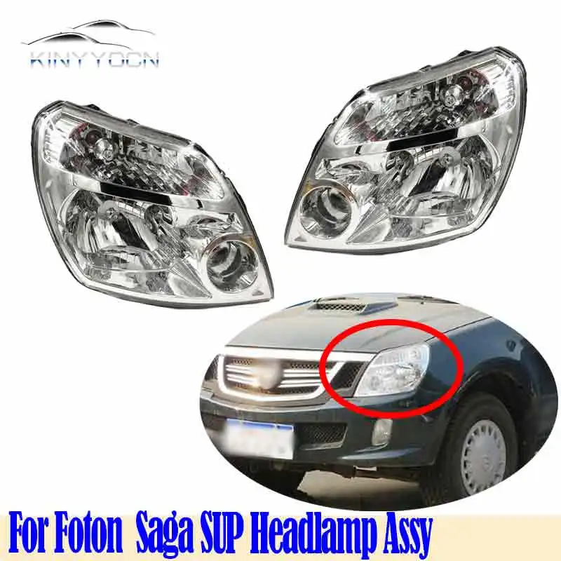 Per Foton Saga Sup Head Light Head Lamp Faro Anteriore Gruppo Luce Anteriore