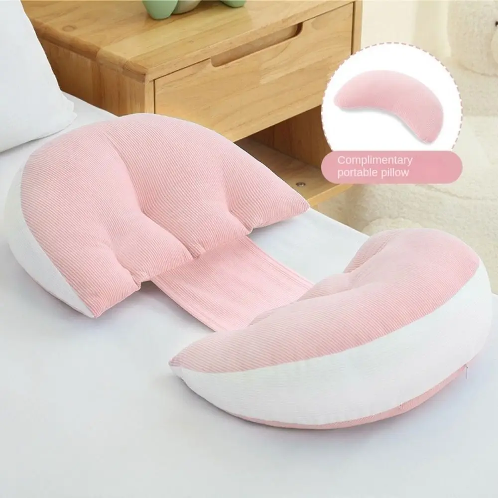 Pregnant Women's Waist Pillow U Shaped Soft Maternity Pillow Abdominal Support Comfort Pregnancy Cushion Sleeping Pillow