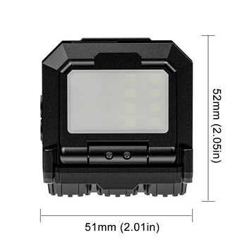 LED Induction Headlamp Waterproof Type-C USB Rechargeable Mini Cap Clip Light Portable Hunting Light for Camping Fishing Lantern 6
