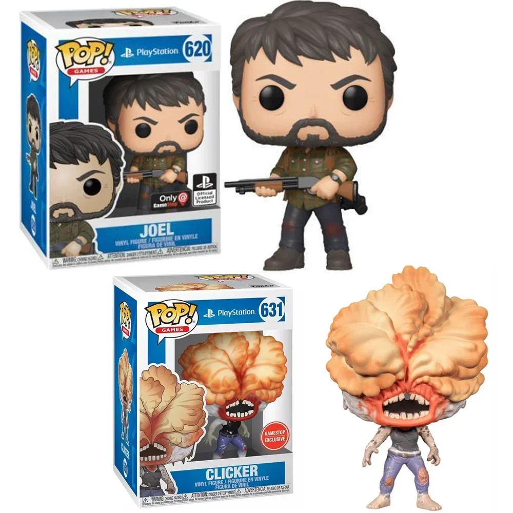 Última llegada Funko Pop The Last of Us JOEL 620# Clicker 631# Figura de acción de vinilo Modelo coleccionable Juguetes para niños Regalos navideños