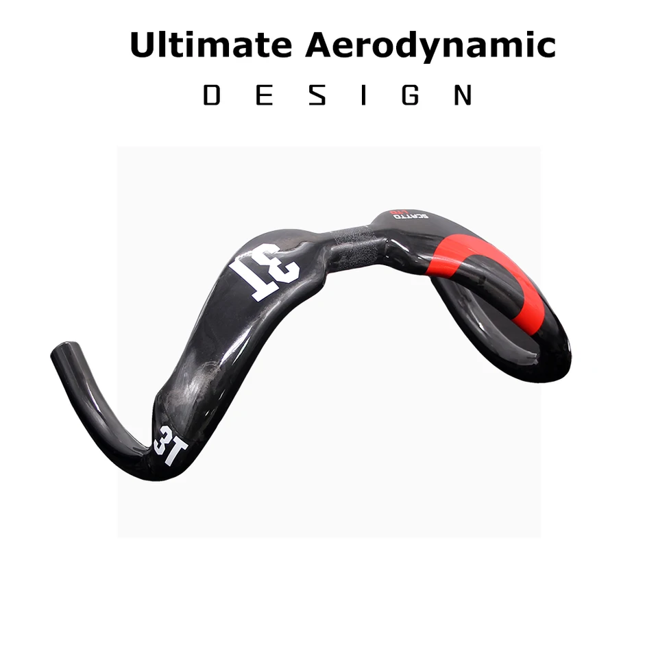 3T SCATTO LTD ハンドル 3T Scatto LTD Track Handlebar 31.8mm 37cm Carbon | The Pro's