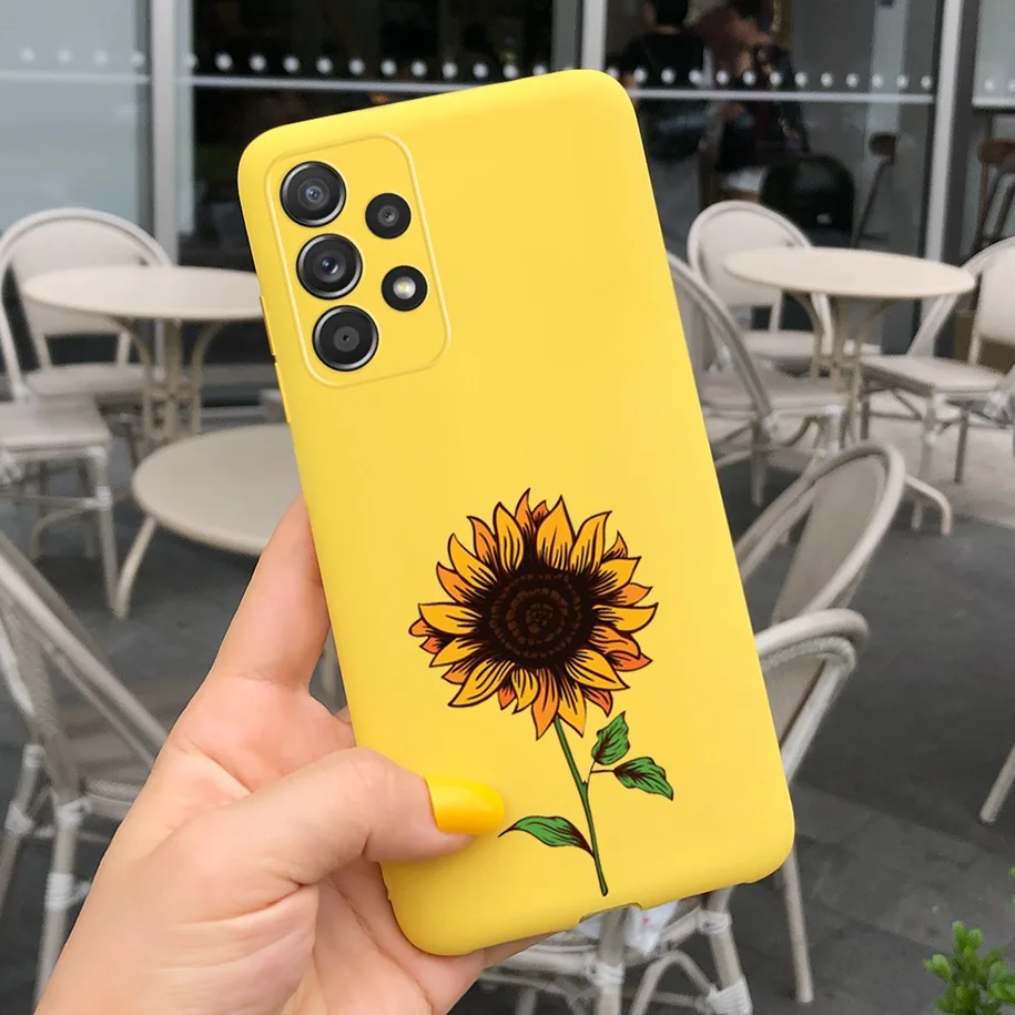 Colorful Flower Painted Soft Silicone Back Cover - Vibrant Design Protective Phone Case