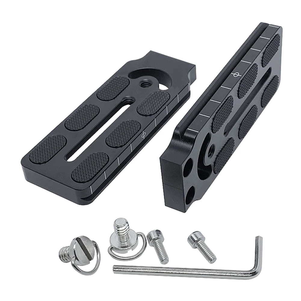 Camera Quick Release L Plate Mount Bracket 1/4 Inch Screw Camera Video L Plate for Arca Mount for Canon Nikon Sony Camera