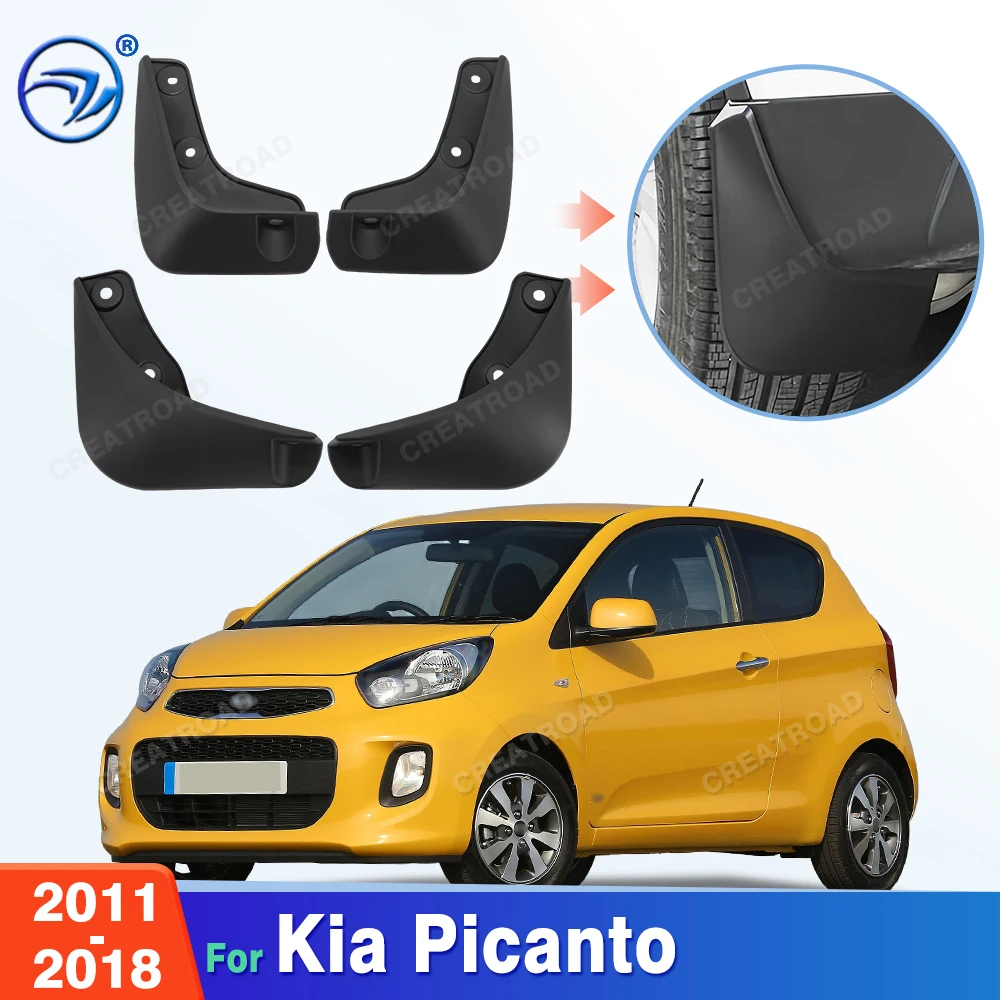 Für Kia Picanto Kotflügel Schmutzfänger Spritzschutz Schmutzabweiser Auto-Zubehör