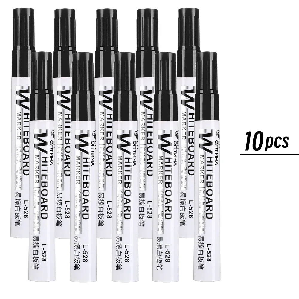 Erasable Whiteboard & Blackboard Marker Pens for Office, School, and Art