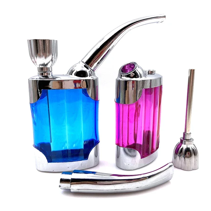 Portable Hookah Water Filter Dual-Purpose Cigarette Tobacco Acrylic Water Smoking Pipe