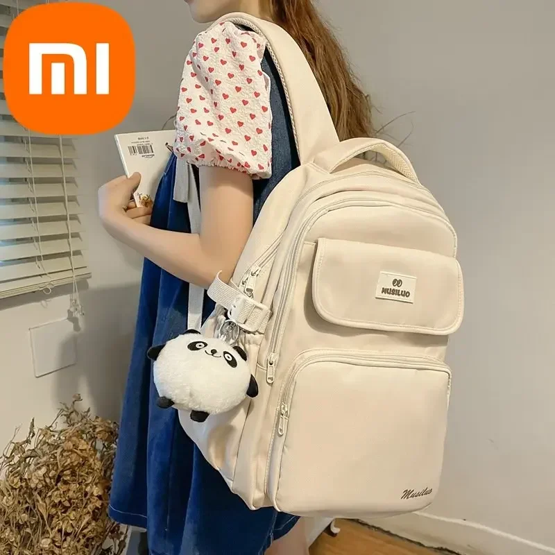 

Рюкзак Xiaomi, новинка 2023, рюкзак в стиле колледжа, женский рюкзак для учеников Старшей школы, модный трендовый рюкзак в стиле Харадзюку