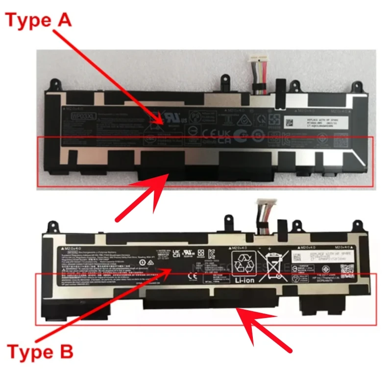 Bateria do Portátil para hp Elitebook Wp03xl Hstnn-lb8w Hstnn-ob2j M73466005 M64304422 M64305-421 11.58v 830 840 845 860 1040 g9 Novo - Imagem 5