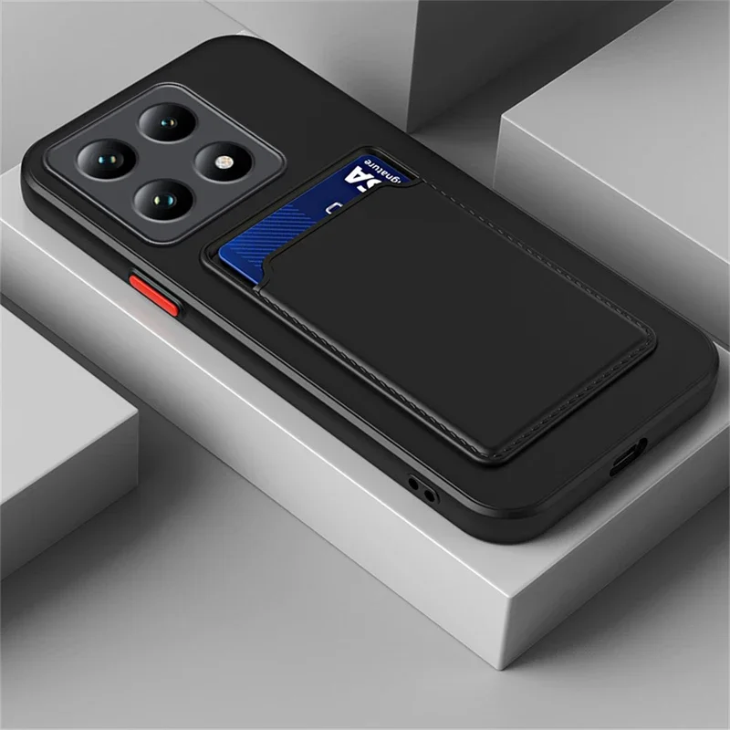 Luxury Silicone Wallet Card Holder Phone Case - Shockproof Coque