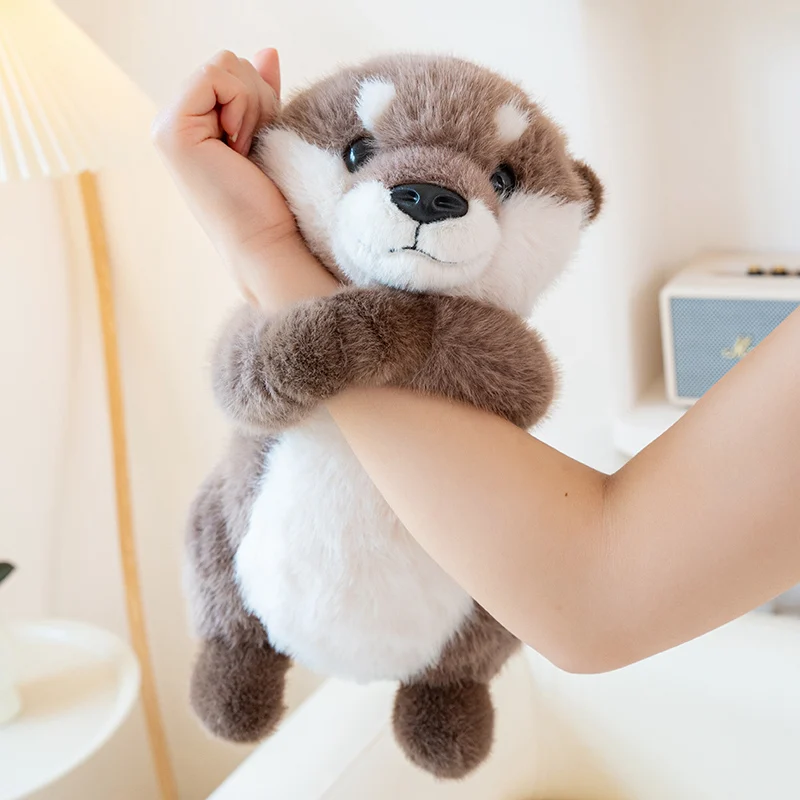 Charming Magnetic Otter Plush Toy - Soft Stuffed Animal Doll