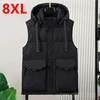 Big size waistcoat autumn winter new big yards thickened shoulders  man vest jacket jacket men men vest 8XL 7XL 6XL 1