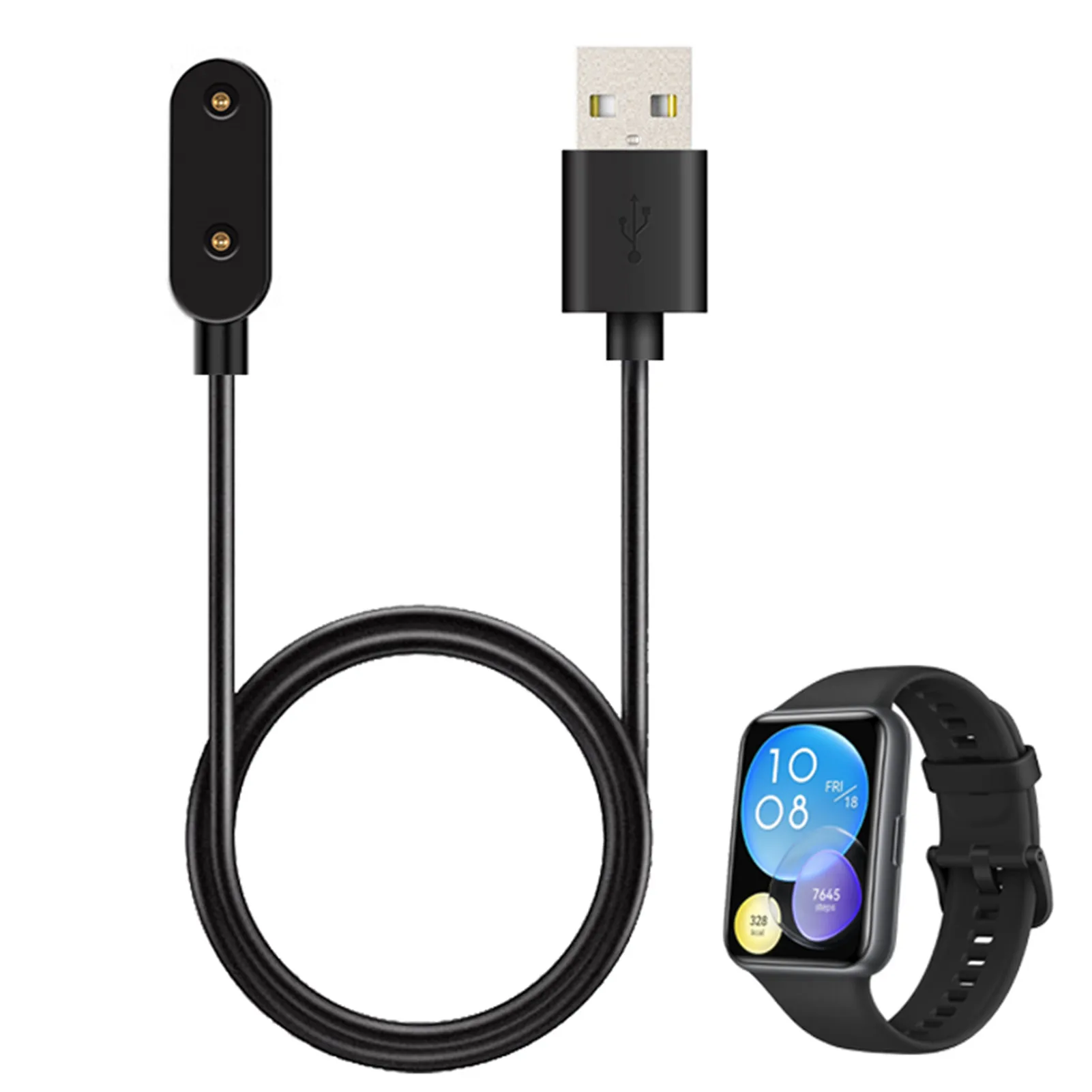 Huawei Watch Fit 2  Ʈ ġ ũ ,  USB  ̺ 100cm USB  ̺ ׳ƽ  ũ