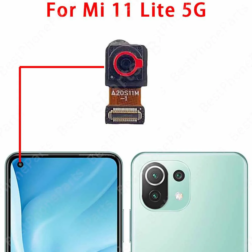 For Xiaomi Mi 11 Lite Selfie Front Frontal Small Facing Camera