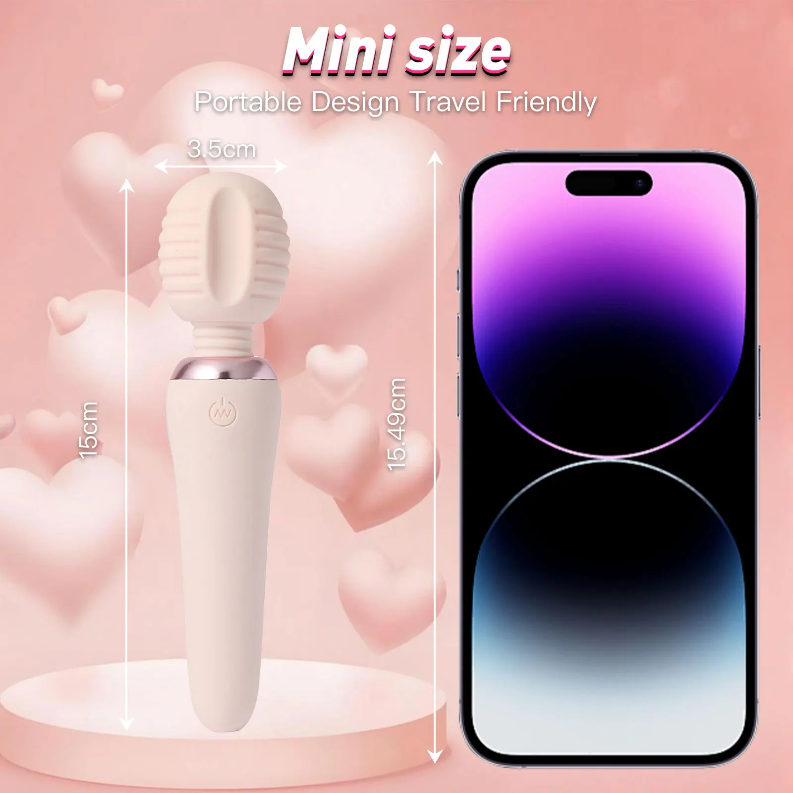Powerful Silent Magic Wand Vibrator For Clitoral Stimulation_voghion.com