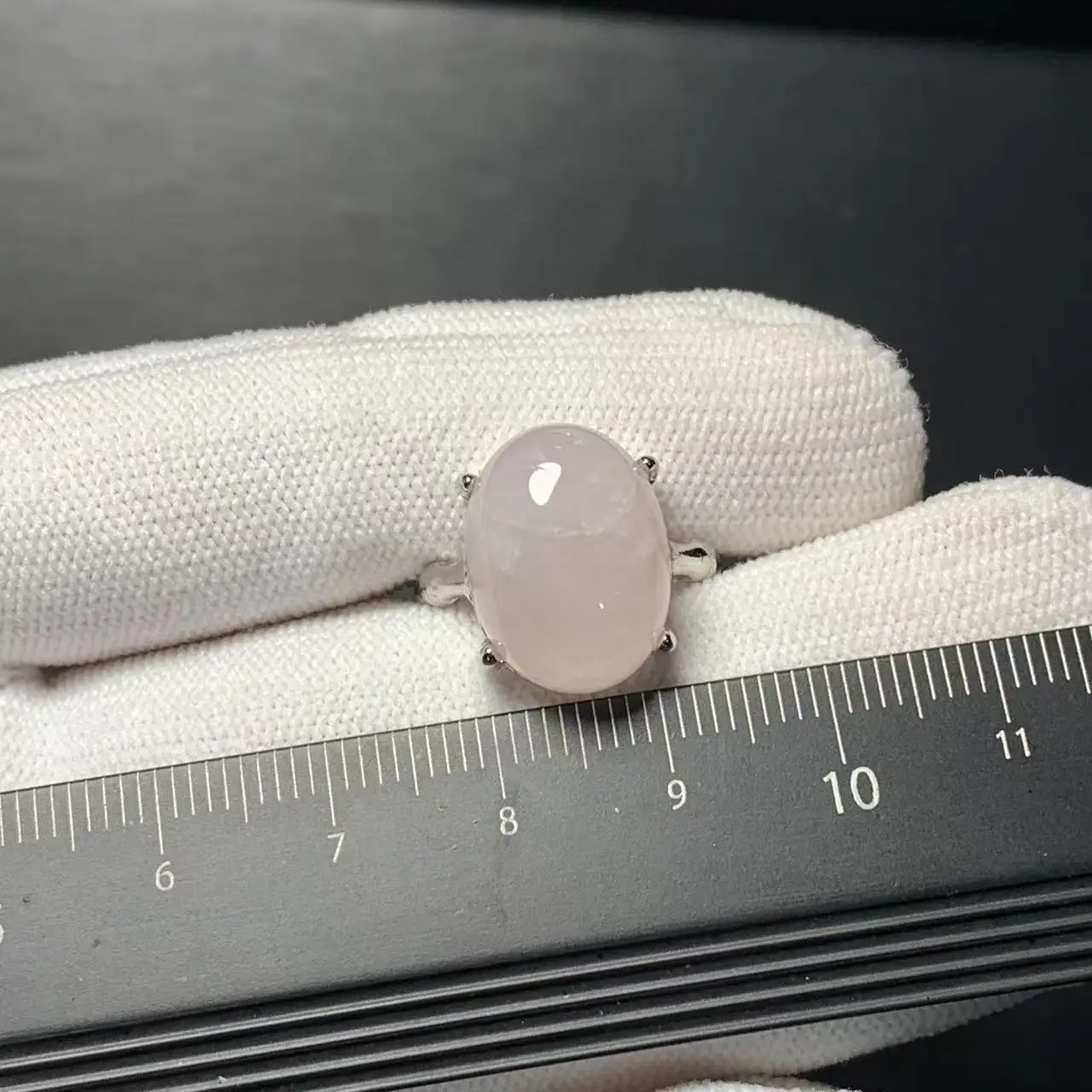 MM Natural Rose Quartz Ring Adjustable Female Ring Jewelry for Women Gift Wholesale High Quality Vintage Fine