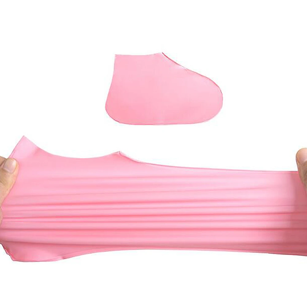 1 Pair Reusable Silicone Shoe Covers Waterproof Rain Overshoes Rain Boots Shoes Protector Anti-slip Rubber Shoe Covers Boot shoe covers