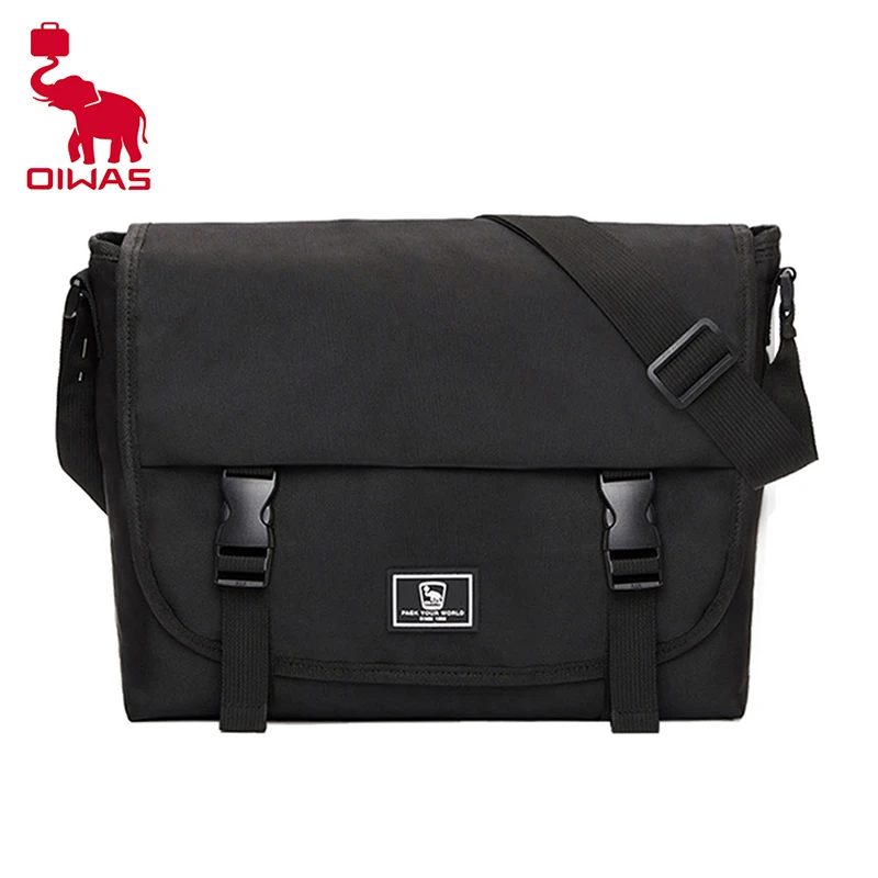  OIWAS Messenger Bag Men's 14" Laptop Business Travel Sling Shoulder Bags Teens Canvas Pack Briefcase Male Crossbody Bagpack 2020 