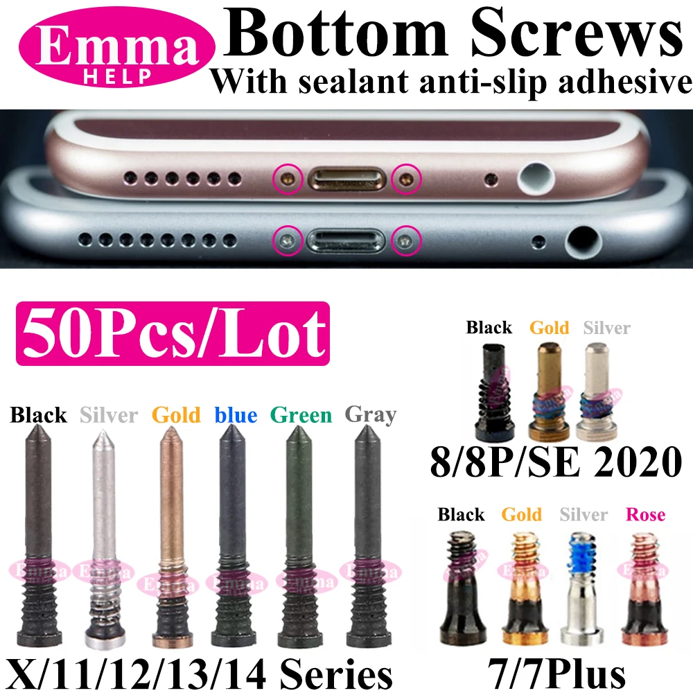 Viti Di Ricambio Iphone 11 Set Viti Completo Per IPhone 11 - Viti Inferiori Pentalobe Nere - Ricambio OEM IPhone Edge - Foto 10