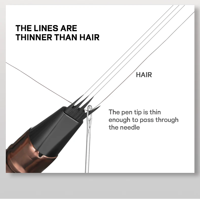 Description Picture 4 of itemLiquid four-pronged eyebrow pencil, extremely fine, long-lasting, waterproof, sweatproof, high color intensity, perfect gift