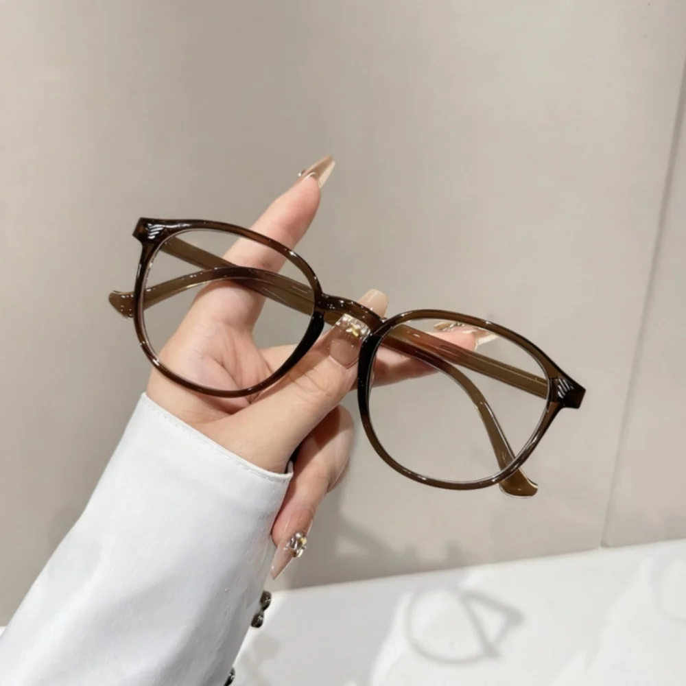 Retro Blue Light Blocking Glasses - Fashion Oversized Frame Glasses Round Eyeglasses, Computer Gaming Glasses for Women/Men 2026