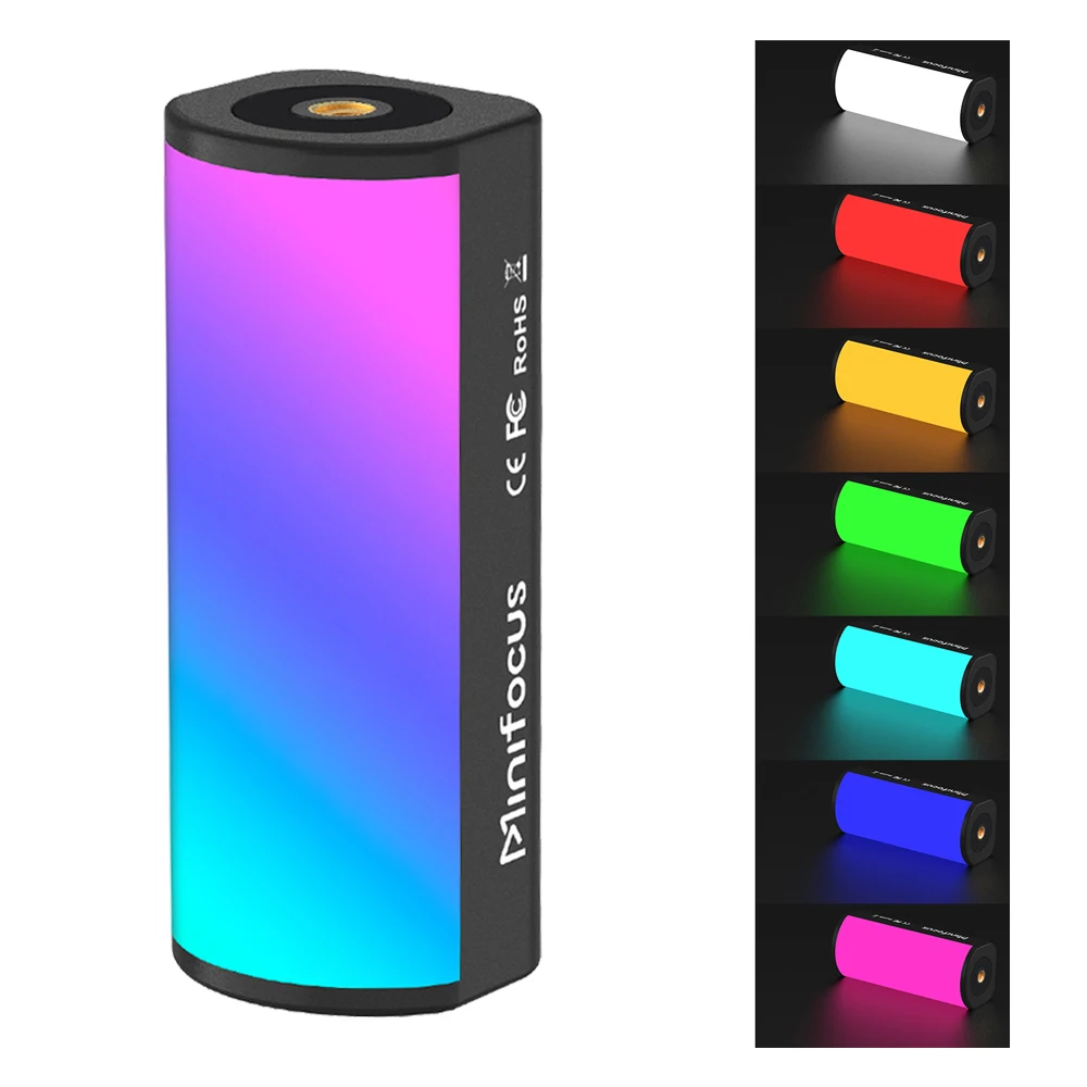 Bacchetta Luminosa LED RGB 20W Portatile – Regolazione Colore 36000, CRI≥95, Magneti E Treppiede – Per Foto E Video Professionali