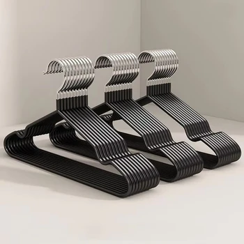 10PCS Non-Slip Plastic Clothes Hangers 1