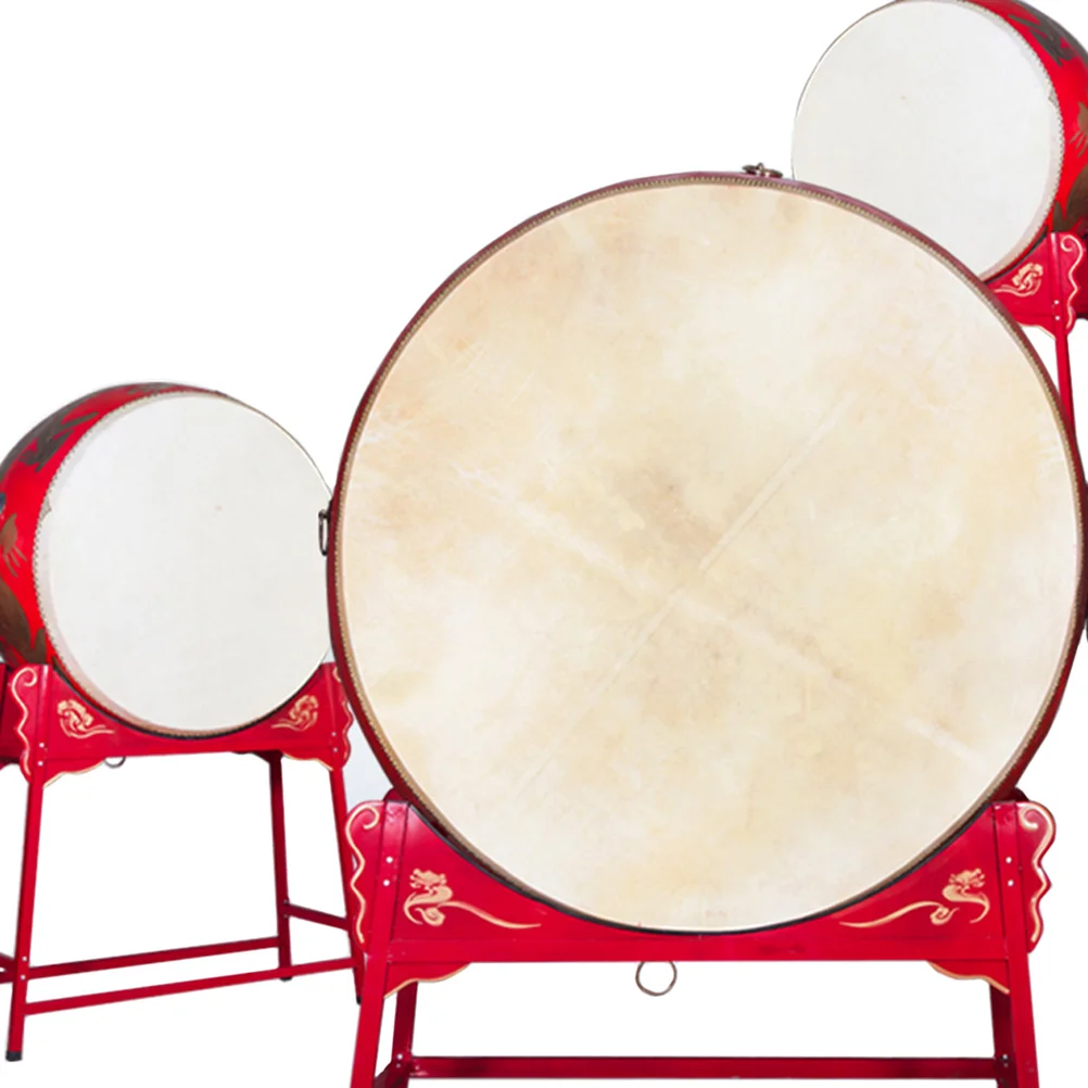 

African Drum Skin Fittings Percussion Part Replacements Bongo African Drum Covers Drum Goat Skin Random Style 30cm/35cm