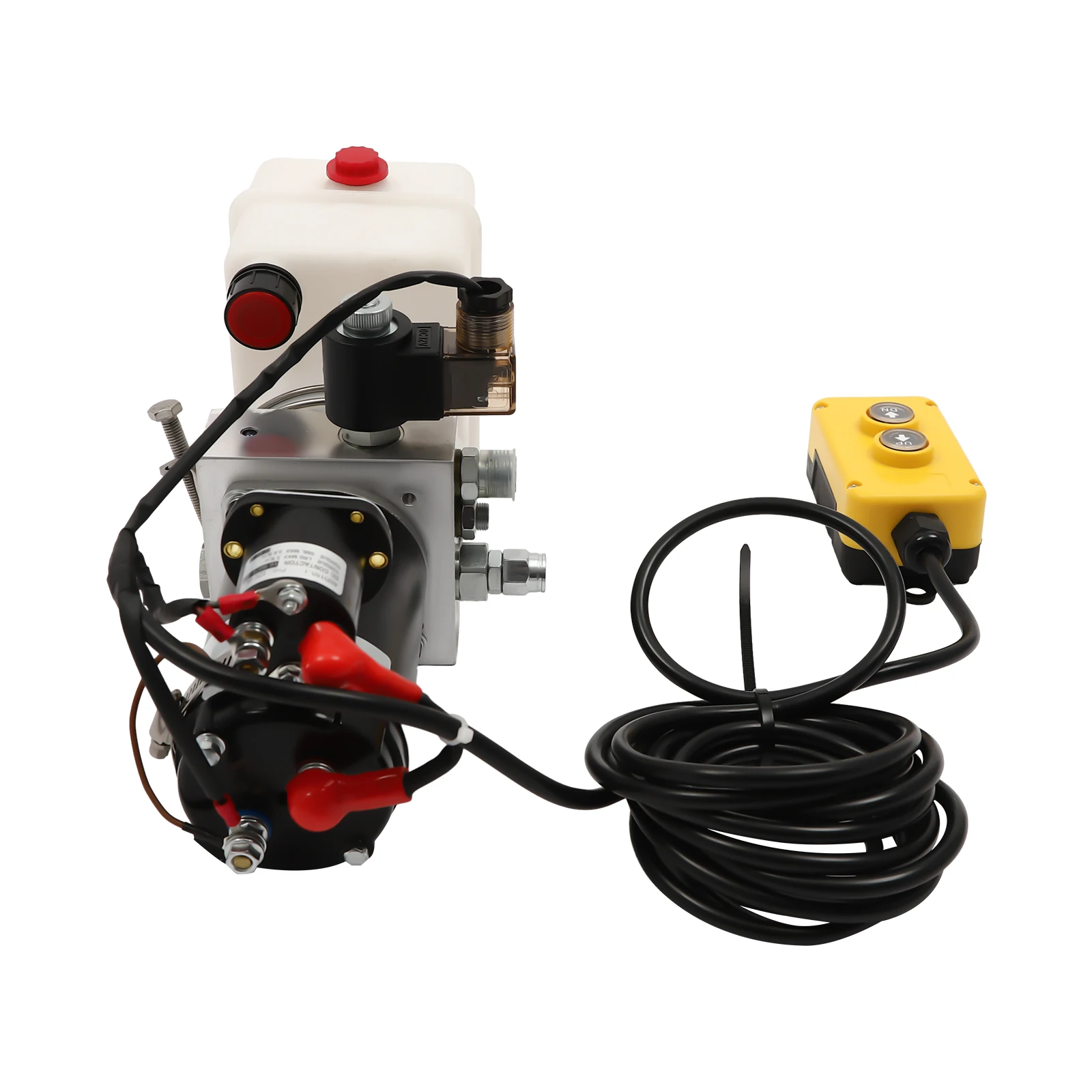 12V Hydraulic Pump Hydraulic Power Unit for Dump Truck Trailer Single Acting Pump 800W 4