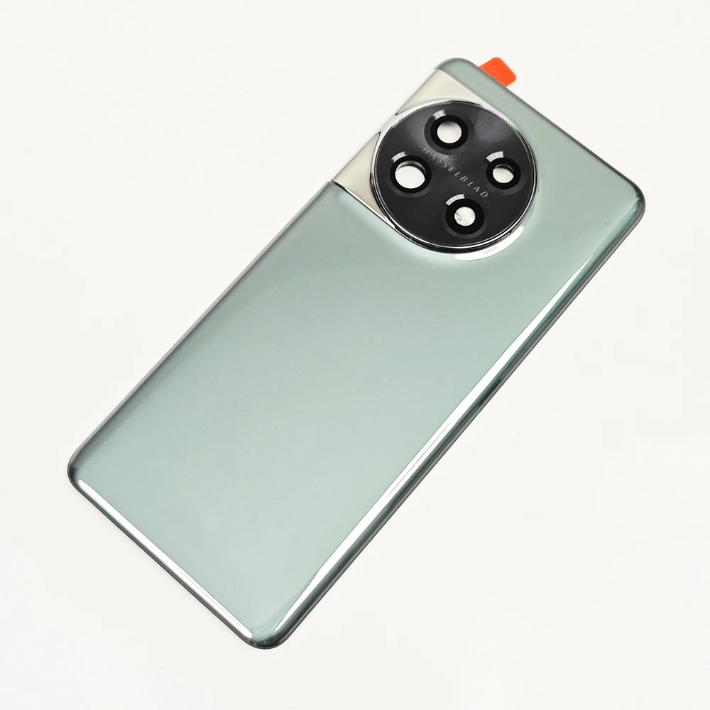 For OnePlus 11 5G OnePlus 11 용 후면 유리 커버, 후면 문짝 교체 배터리 케이스, 후면 하우징 커버 1 + 11, 카메라 렌즈 포함