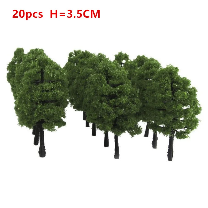 

4-12cm HO OO Scale Model Trees Train Railroad Layout Diorama Wargame Scenery Miniature Tree Decoration