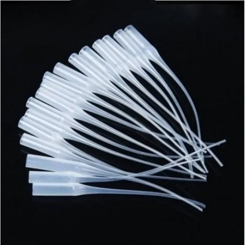 Super Glue 10/50Pcs Universal 502 Instant Super Glue Dropping Tube Nozzle Lengthened Needle Tube Bottle Cap Catheter Dropper Adhesive Tool