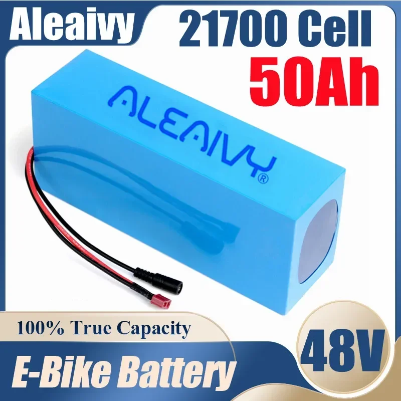 

48V 50Ah 40Ah 35Ah 30Ah 20Ah 25Ah Electric Bike 21700 Lithium Battery Pack for 1000W 1500W 2000W 2500W E-Bike Battery+Charger