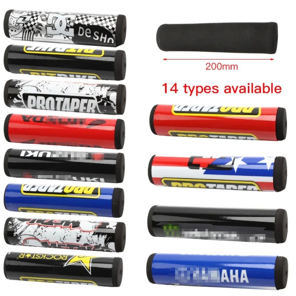 Motorcycle Handlebar Pad Dirt Pit Bike Motocross Accessories Motorcycle Handlebar Pad Handlebars Moped Crossbar Protection ATV 200mm 7/8" Bar Motocross