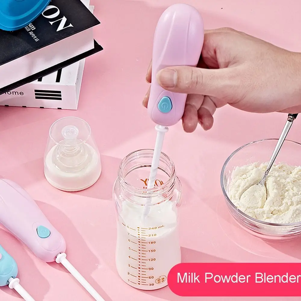 Mini Milk Powder Blender Portable Handheld Electrical Hot Drinks Milk  Frother Foamer Whisk Mixer Household Baby Feeding Stirrer - AliExpress