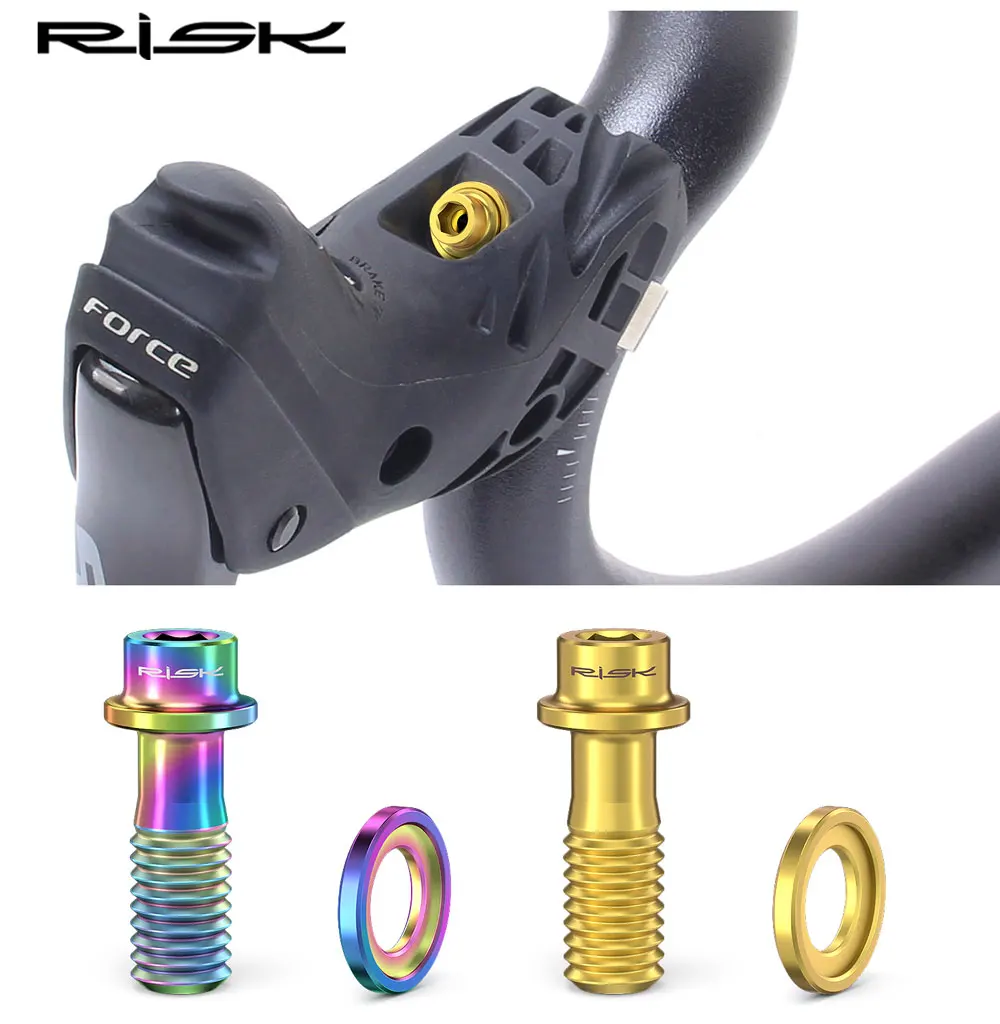 Risiko Fahrrad Schalthebel Befestigungs schrauben Titan Fahrrads ch raube Fahrrad Schalt klemme Rings ch raube feste Mutter für sram shimano r8000 – Detail 2