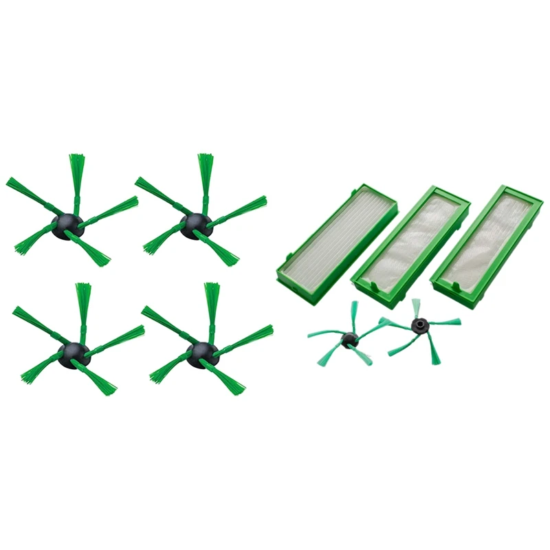 1 Set Di Spazzole Laterali Per Aspirapolvere Vorwerk Kobold E 1 Set Per Robot Aspirapolvere Vr300 Filtri Hepa Spazzole Laterali