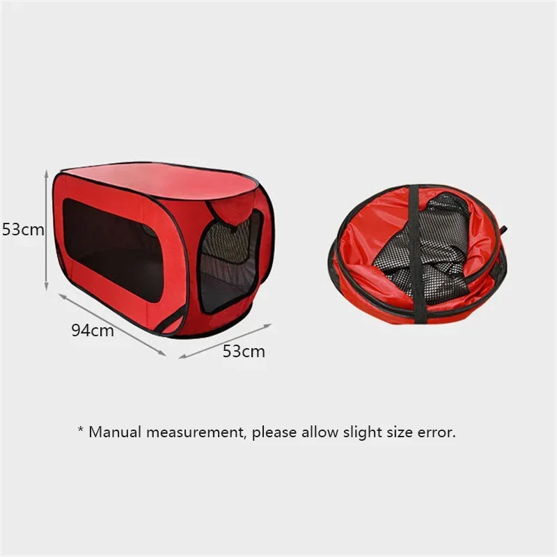 Portable Large Pop-Up Pet Bed and Kennel