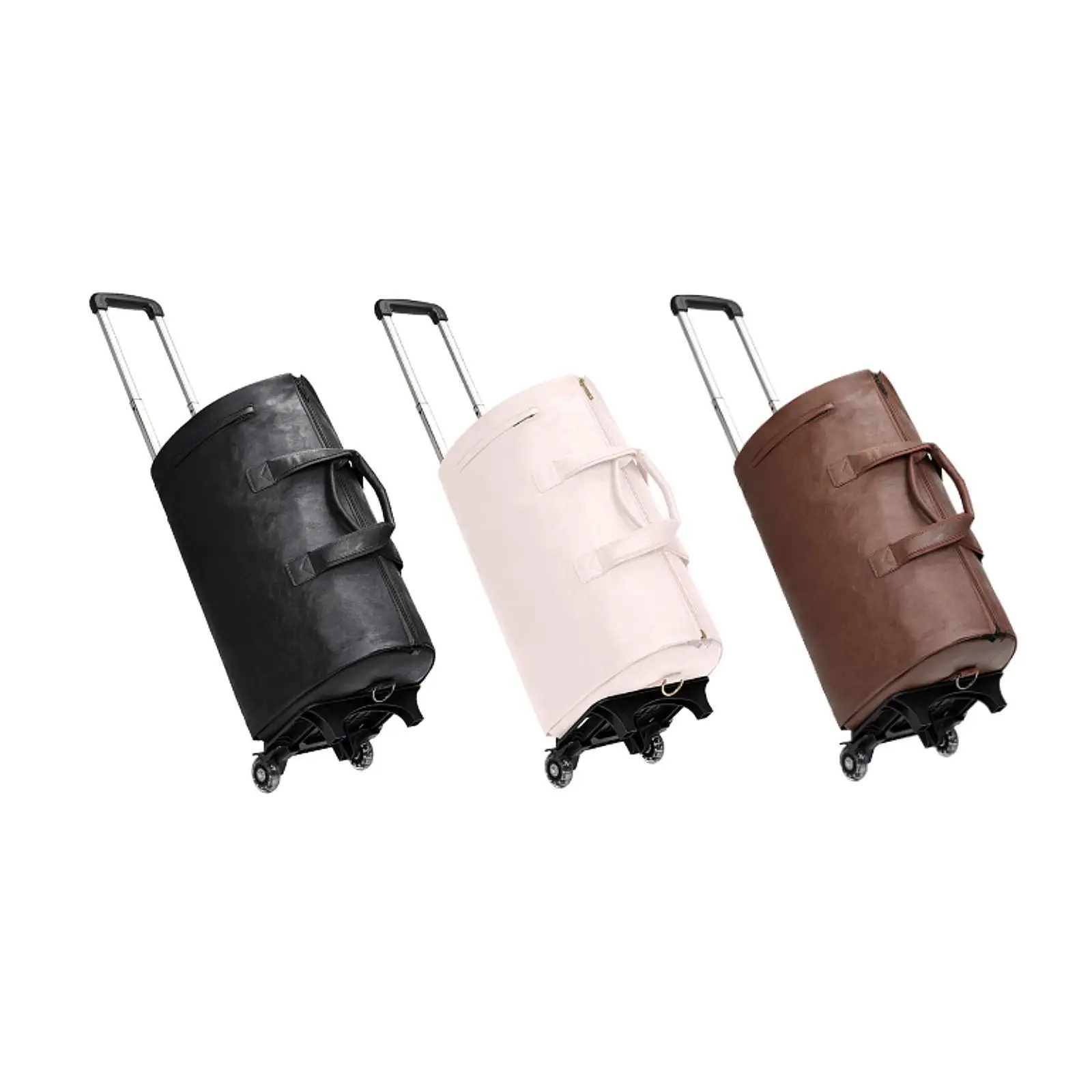 Rolling Garment Bag with Wheels with Compartment Trendy Overnight Bag Lightweight Weekend Bag Large Capacity Carry on Suit Bag Rolling Garment Bag with Wheels with Compartment Trendy Overnight Bag Lightweight Weekend Bag Large Capacity Carry on Suit Bag